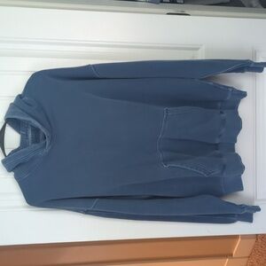 Blue Abercrombie & Fitch Hoodie Sweatshirt